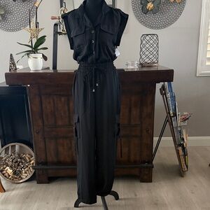 Indulge Black Utility Jumpsuit